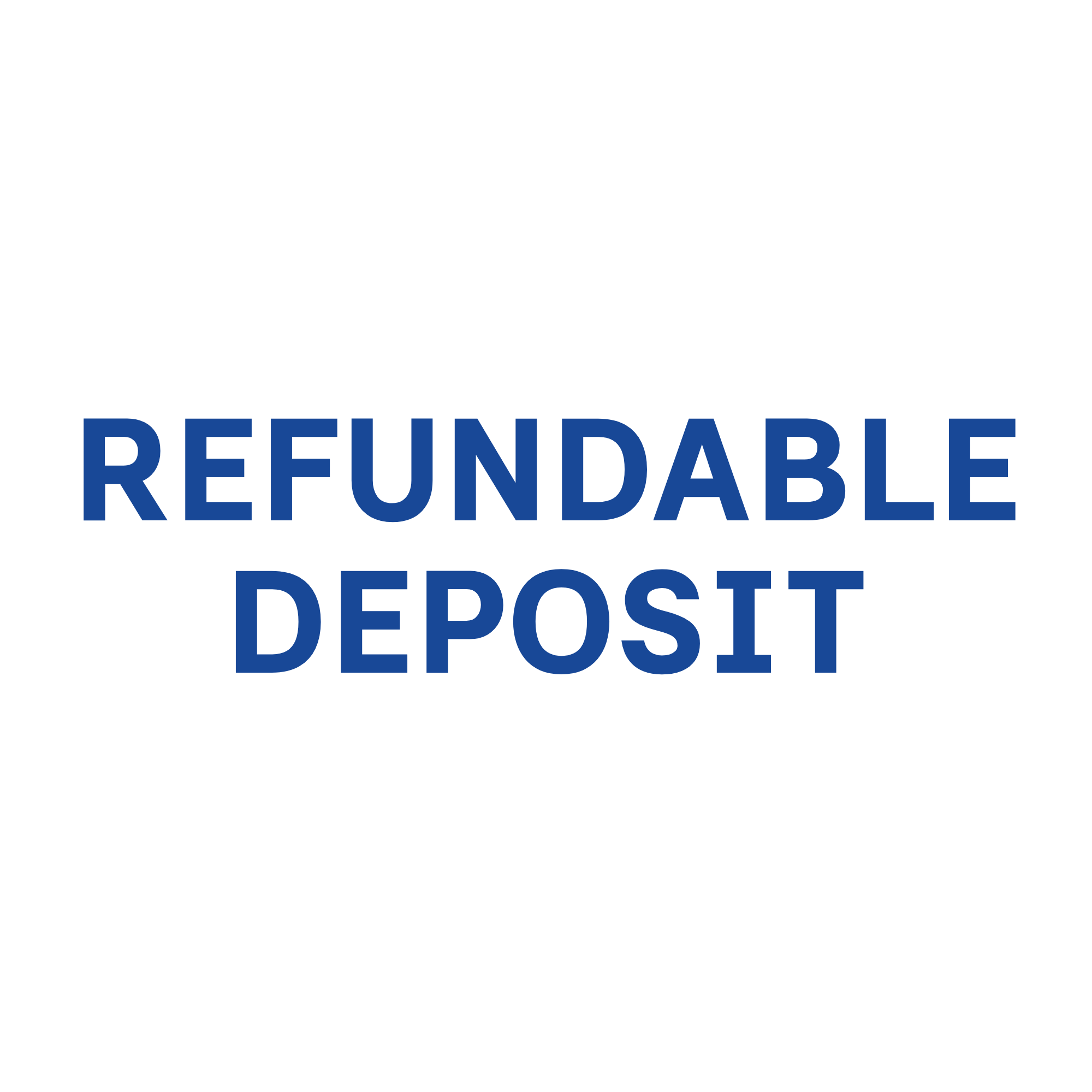 Required Security Deposit (Refundable) - Standard Mini Fridge